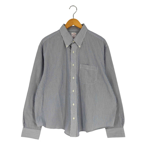 ブルックスブラザーズ 346 BROOKS BROTHERS ストライプBDシャツ メンズ  17 1/2-4/5